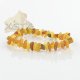 Chips nuggets amber beads bracelet